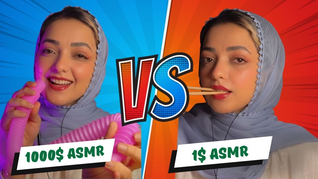ASMRtist 1$ vs 1000$✨ (منو استخدام کردی)ای اس ام آر فارسی