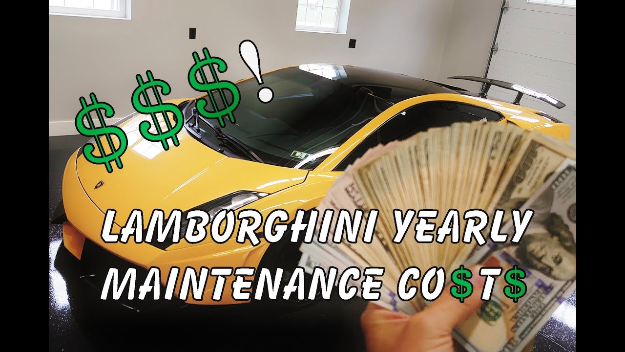 Lamborghini Gallardo Yearly Maintenance Costs!