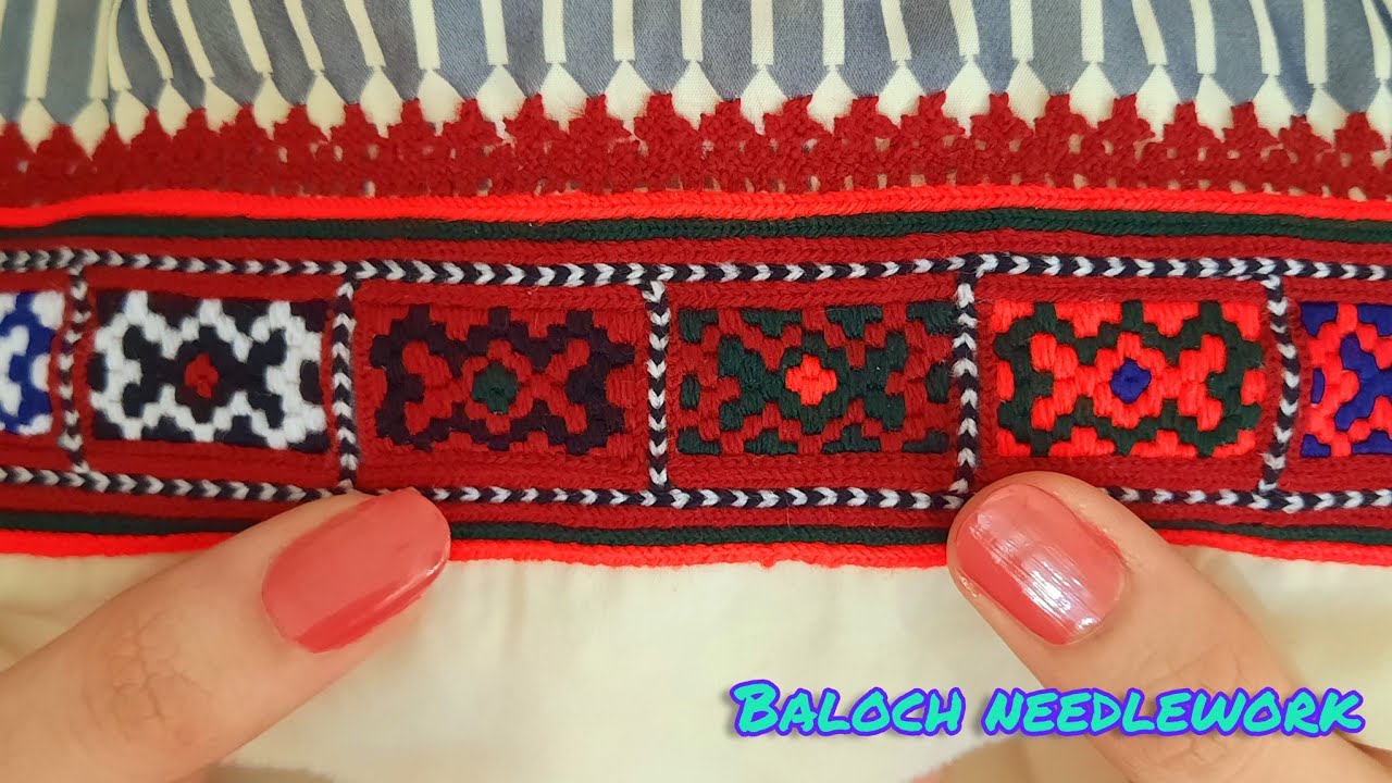 balochi embroidery | patoo por | mosam patoo | asteg por | shalvar por | #balochneedlework