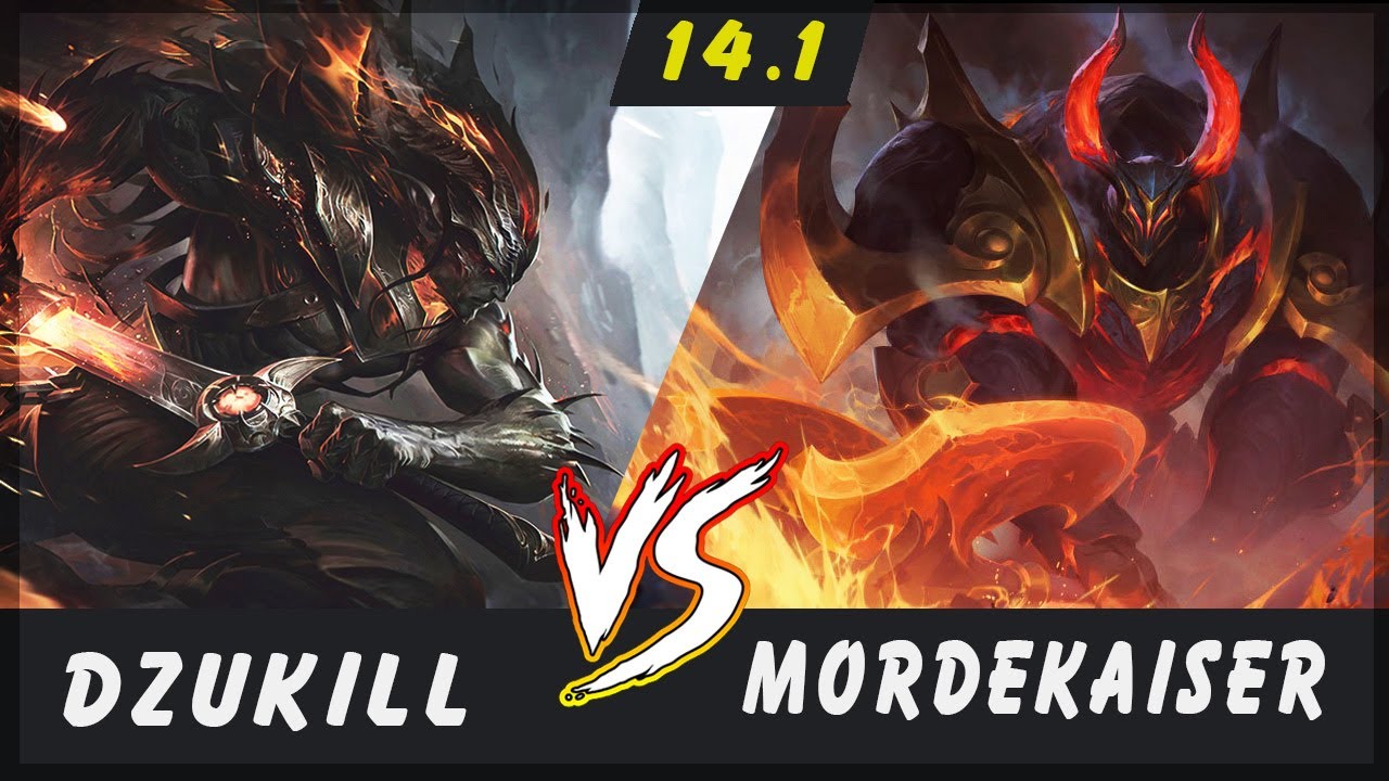 Dzukill - Yasuo vs Mordekaiser TOP Patch 14.1 - Yasuo Gameplay