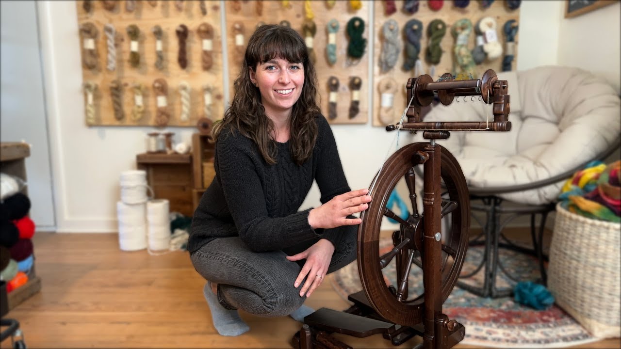 Kromski Sonata Wheel Tutorial: Unboxing, Setting up, Anatomy, Spinning and Packing