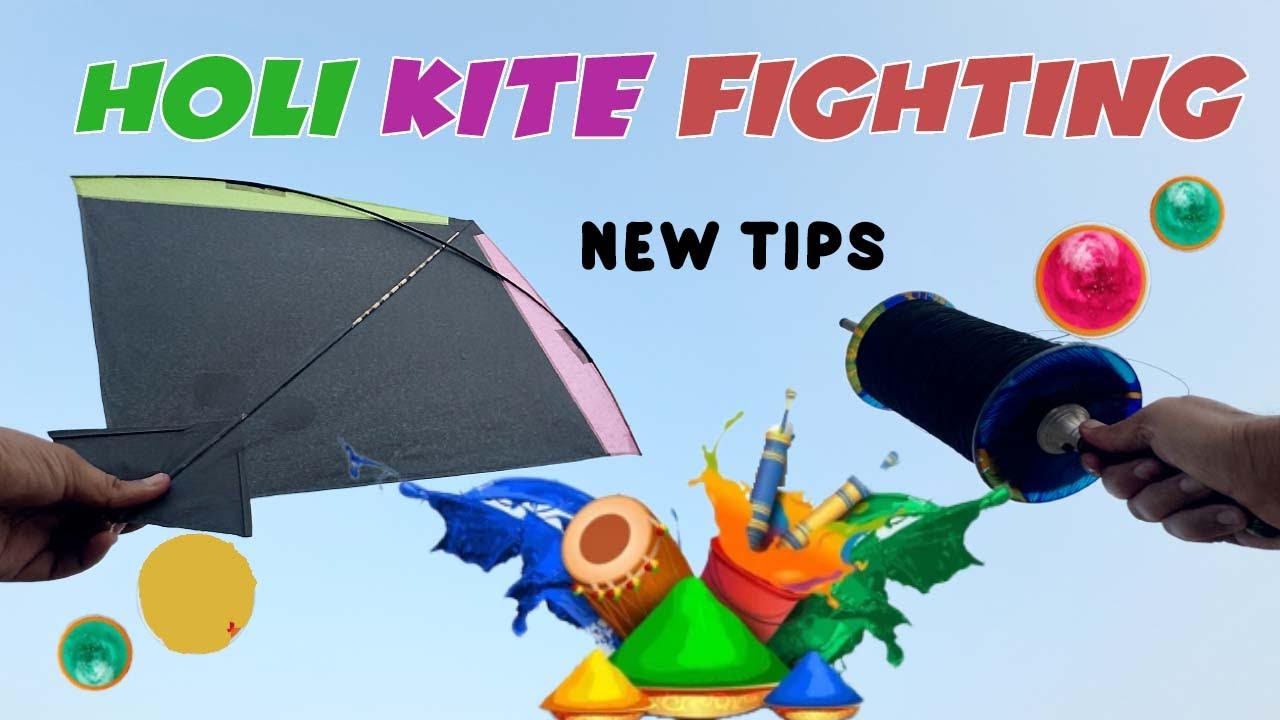 Kite Flying On Holi | Kites Vlog | Kite Fighting Videos | Kite Cutting Challenge