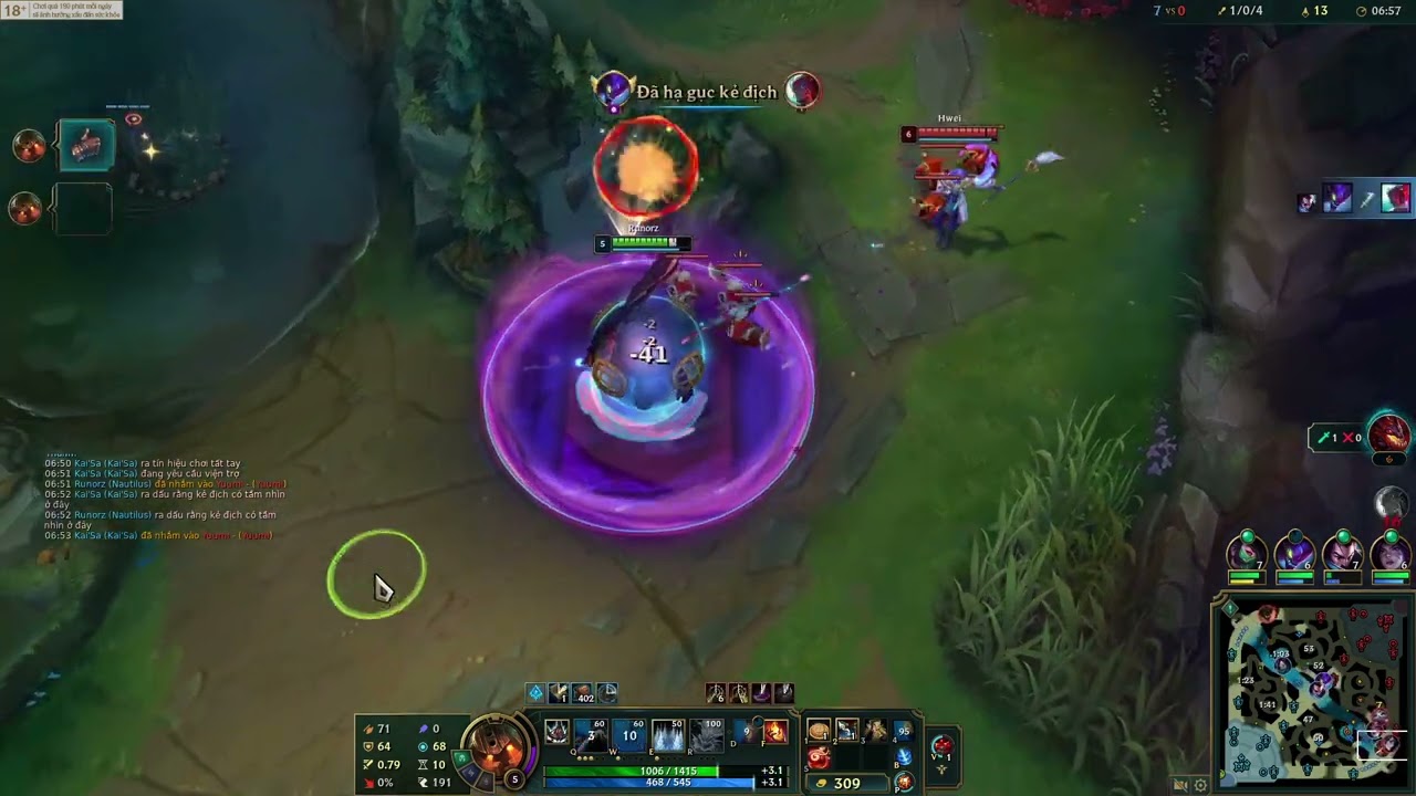 Nautilus sp #24, pha xử lý đỉnh cao, đột biến bất ngờ của Nautilus (Runor)