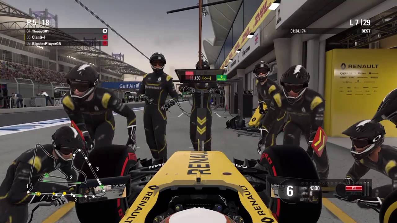 F1 2016| AOR PS4 F1 Season 12 Round 2 Bahrain