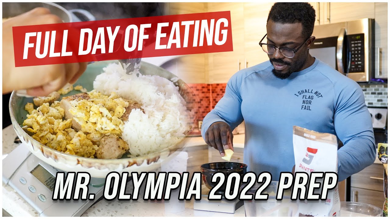 FULL DAY OF EATING | Mr. Olympia Prep 2022