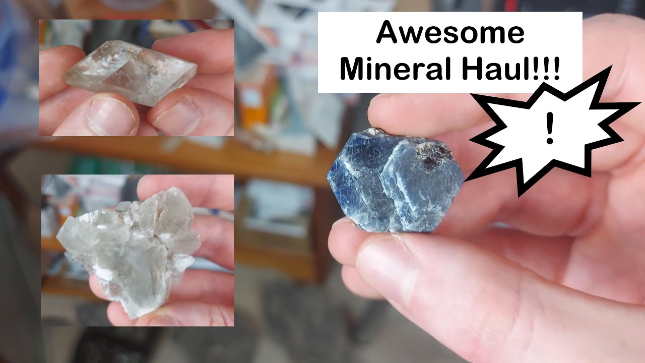 Awesome Mineral Haul From Rockhounding Convention! Ontario Rockhound