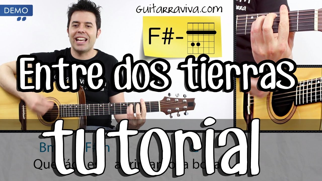Héroes del Silencio guitarra acordes de ENTRE DOS TIERRAS tutorial completo Acustico acústica