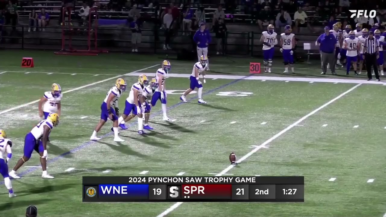 Highlights: Western New England vs Springfield Football | 2024 NEWMAC Football