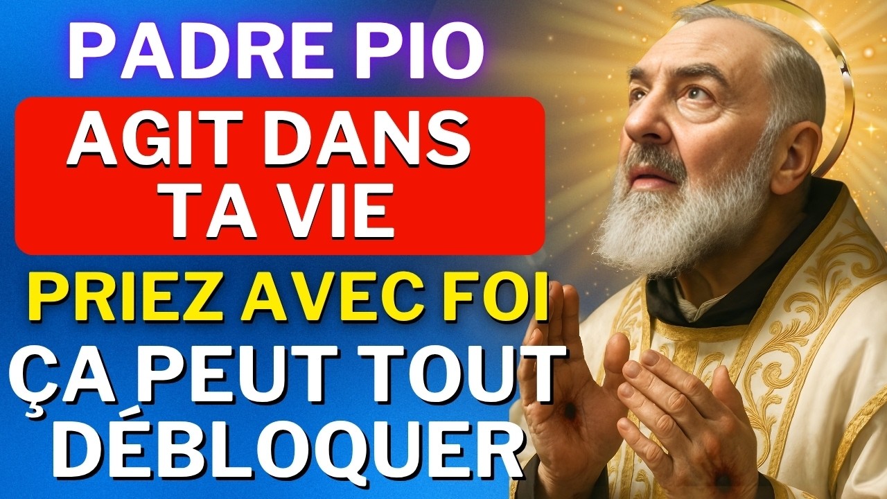 LA PRIÈRE DE GUÉRISON LA PLUS PUISSANTE DE SAINT PADRE PIO - POUR UNE GRÂCE IMPOSSIBLE AUJOURD'HUI