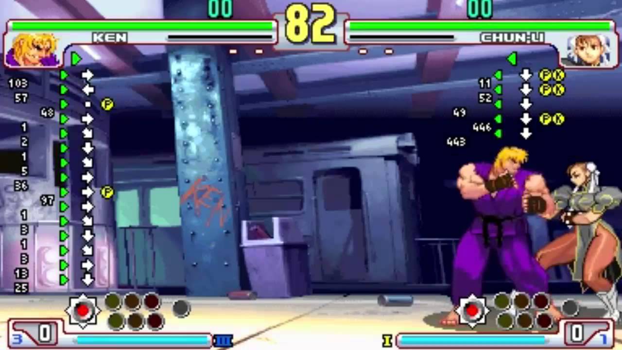 Street fighter 3s basic Option selects