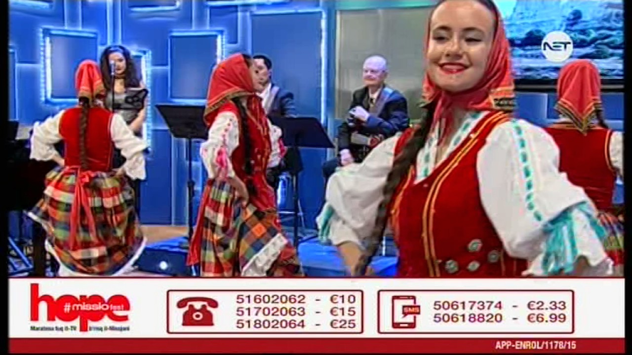 Paul Curmi Dancers - Maltese Folk Dance on The Entertainers