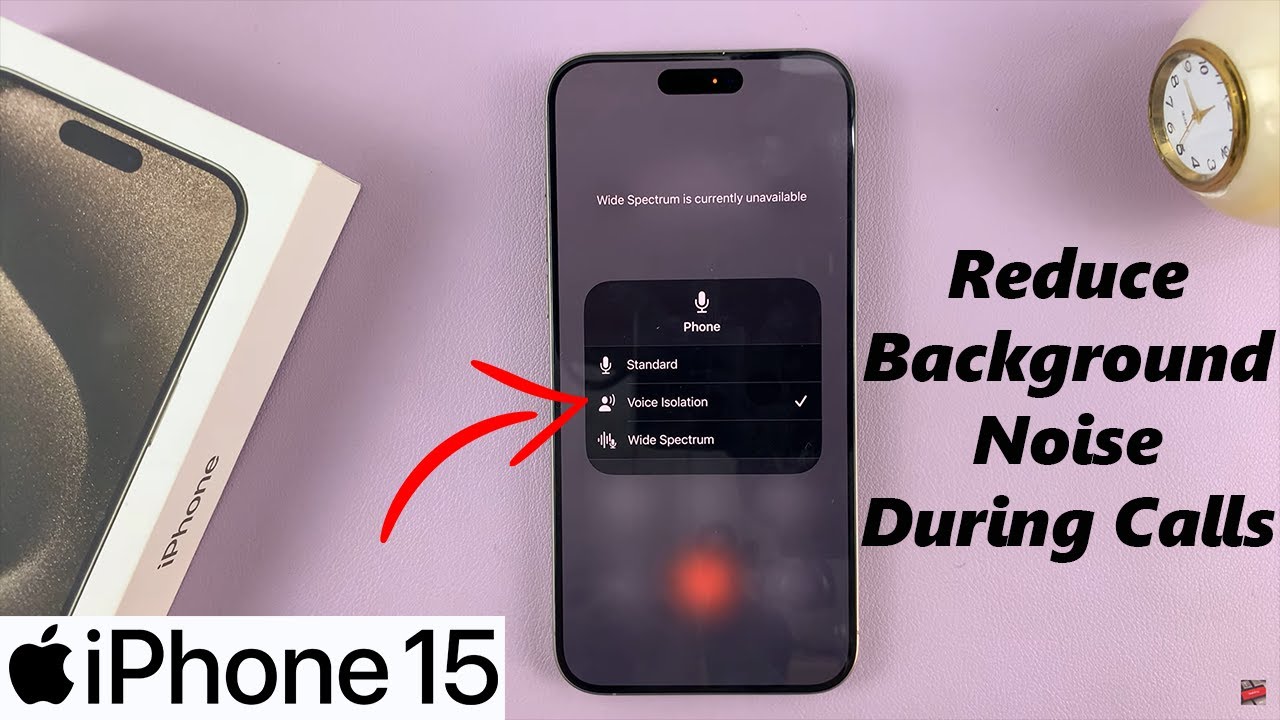 Как уменьшить фоновый шум во время телефонных звонков на iPhone 15 и iPhone 15 Pro