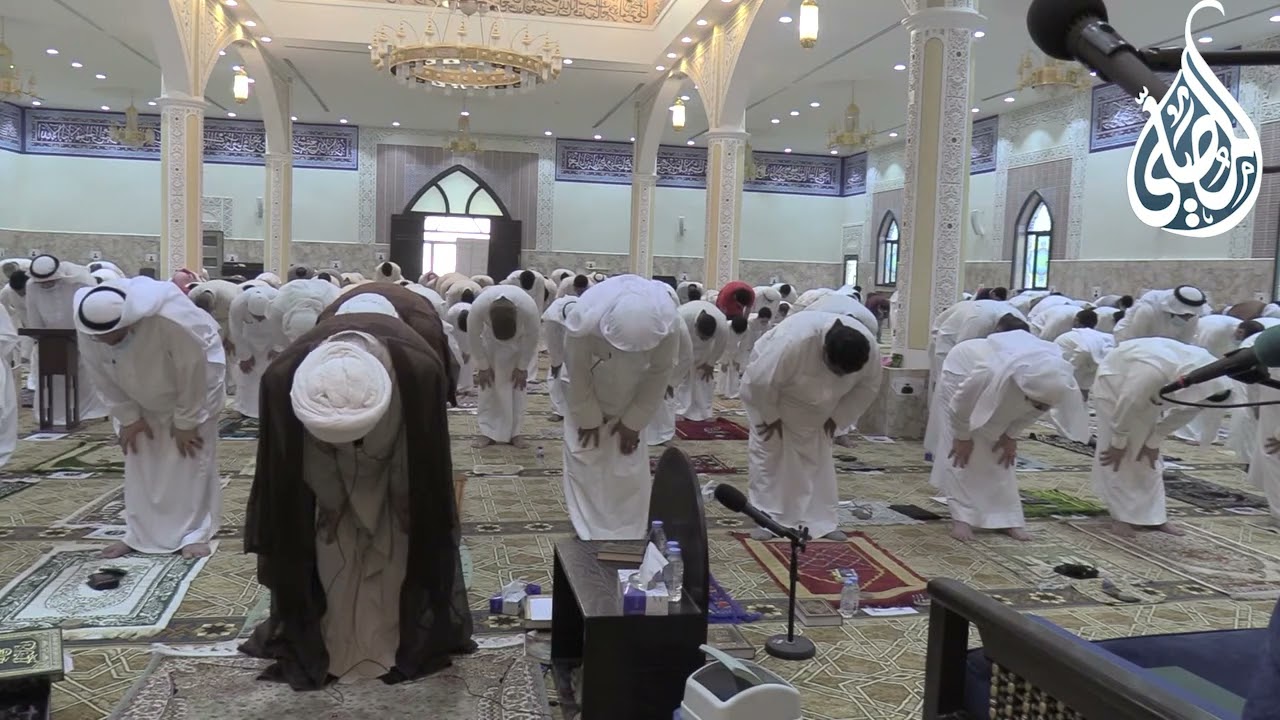 صلاة عيد الفطر 1442هـ بامامة العلامة الشيخ مهدي المصلي رحمه الله بمسجد الامام القائم عليه السلام