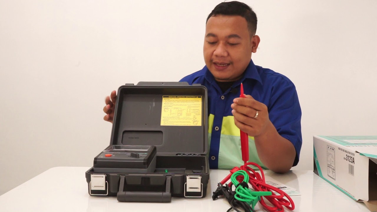 REVIEW  | KEW 3123A ANALOGUE INSULATION TESTER KYORITSU 10KV ( 10.000 V)