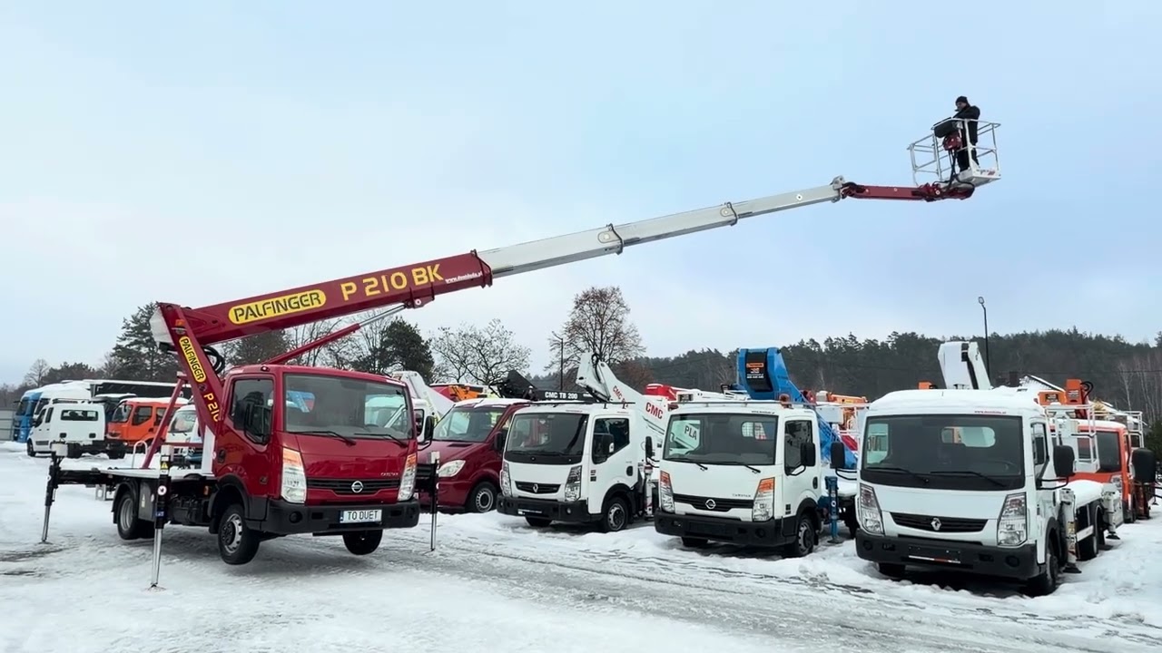 Nissan Cabstar Zwyżka Podnośnik Koszowy PALFINGER P210 BK duetduda.pl