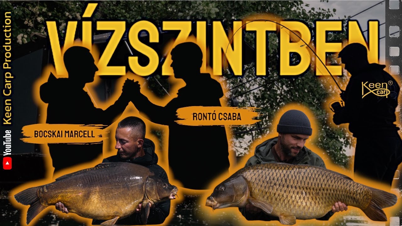 VÍZSZINTBEN - Extrém pontyhorgászat lakóhajóból - GYÉKÉNYES!🎣⚓️