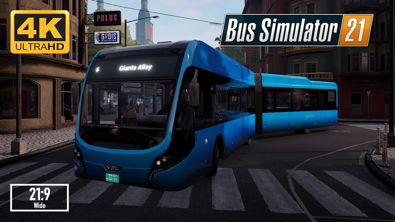 Bus Simulator 21 - VDL Citea SLFA-181 Electric Articulated - Seaside Valley | Logitech G29