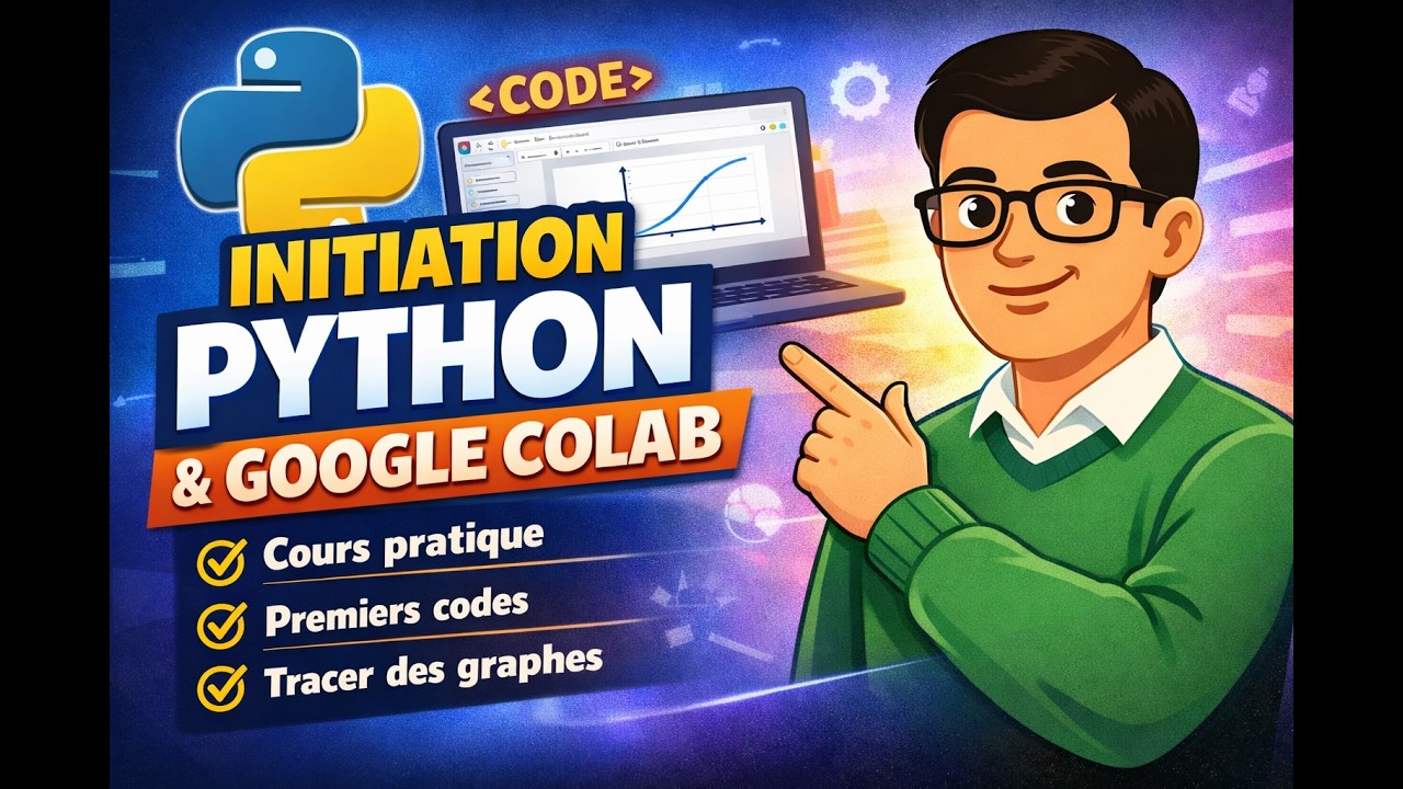 🔥 Initiation à Python | Codage avec Google Colab