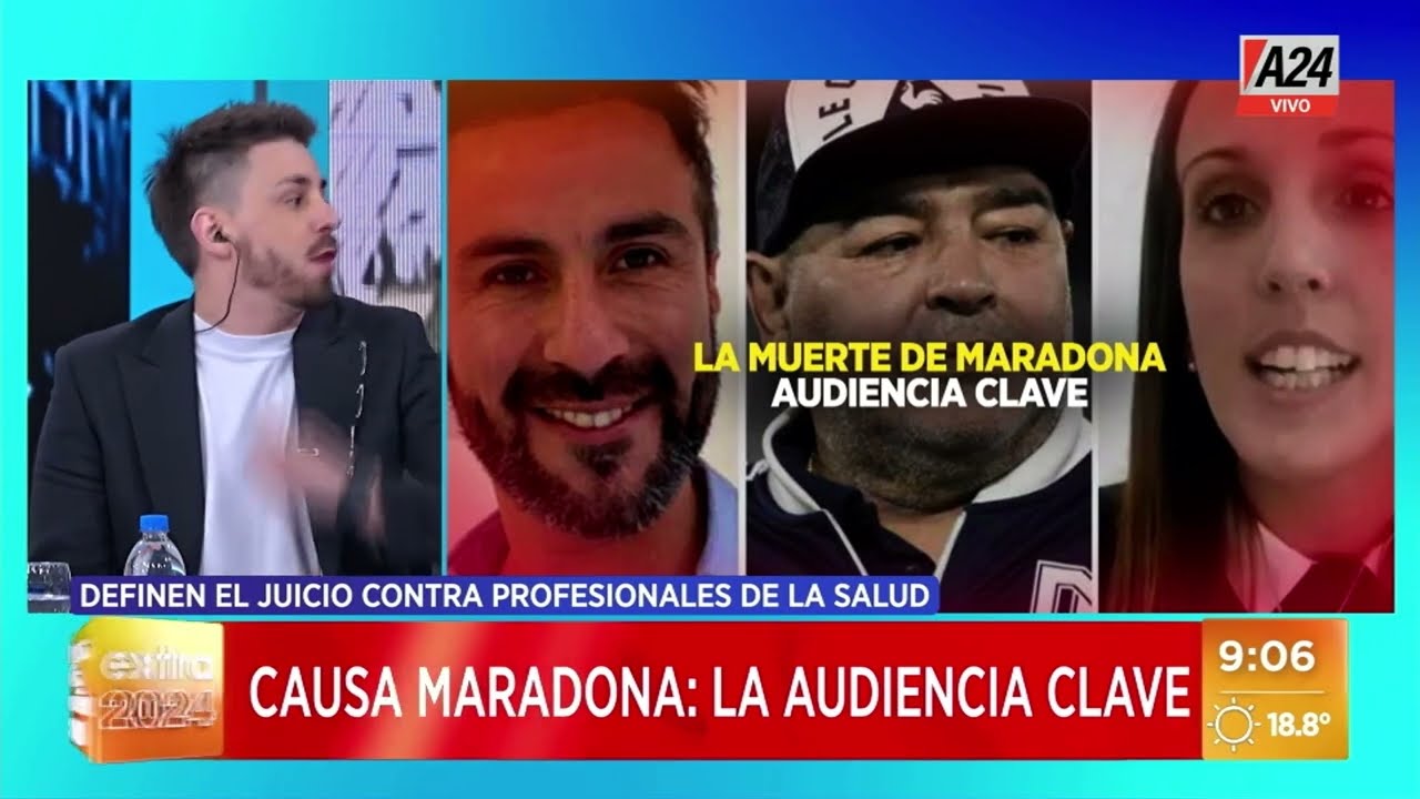 ⚖ CAUSA MARADONA:  definen el juicio contra profesionales de la salud