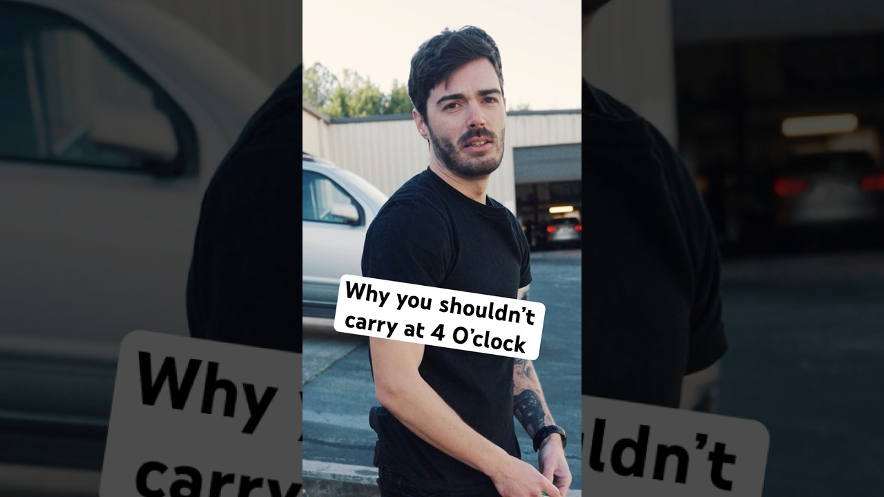 Why you shouldn't carry at 4 O'clock   #edc #concealedcarry #zyn
