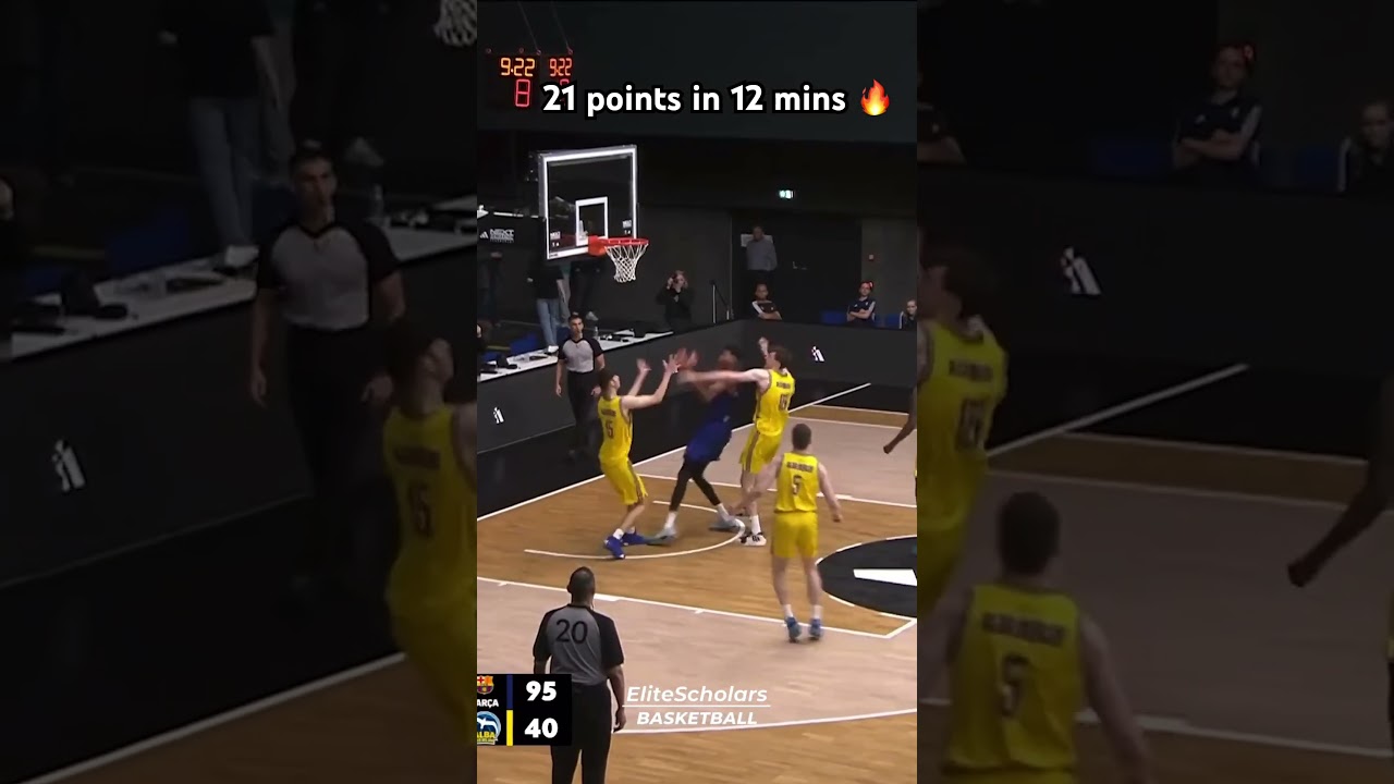 12 year old Mohamed Dabone went off for 21 points in 12 mins #shorts #basketball #dunk