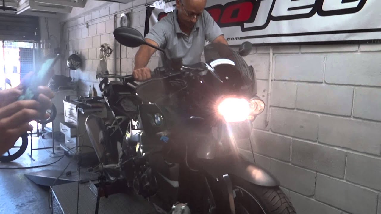 BMW K1300R 2012 Quick Shifter EN DINAMOMETRO DYNOJET MEDELLIN.