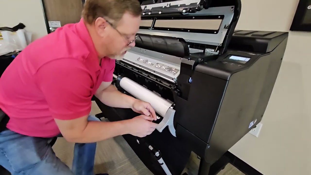 Paper load for Canon Pro Series printer both manual as well as automatic