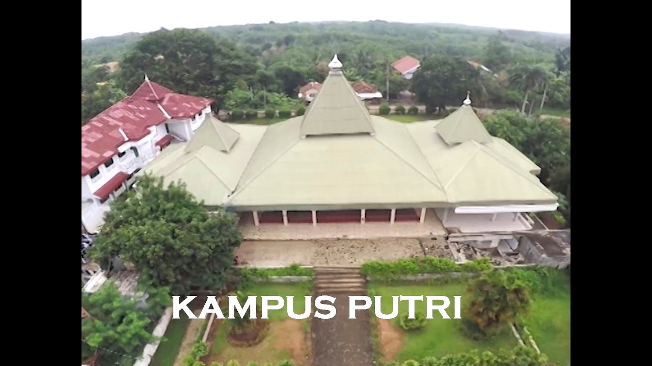 Indahnya Kampus PUTRI Pesantren Darunnajah 2 Cipining Bogor Dilihat Dari Udara