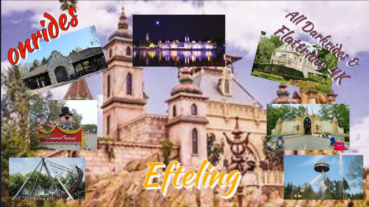All Darkrides & Flatrides onrides/POV Efteling 4K