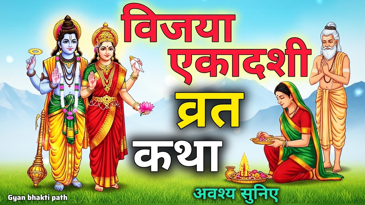 🌿 विजया एकादशी व्रत कथा | Vijaya Ekadashi Vrat Katha | पुण्य, लाभ और महिमा