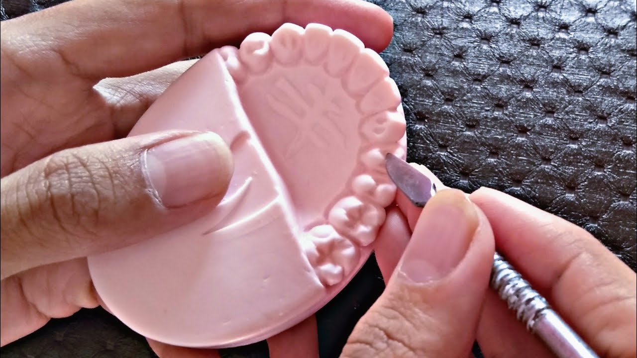 SOAP CARVING of Maxilla(UPPER JAW) ||Dental art on DOVE soap ||
