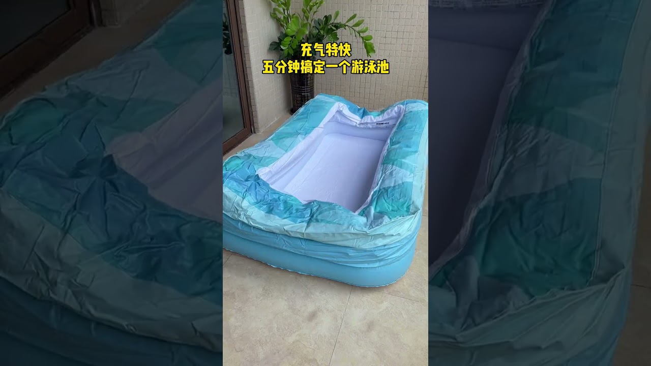 Bể bơi phao, bể tắm bơm hơi cho b&eacute; tắm, bơi ngay tại nh&agrave; tiện lợi  #beboiphao #xuhuong #