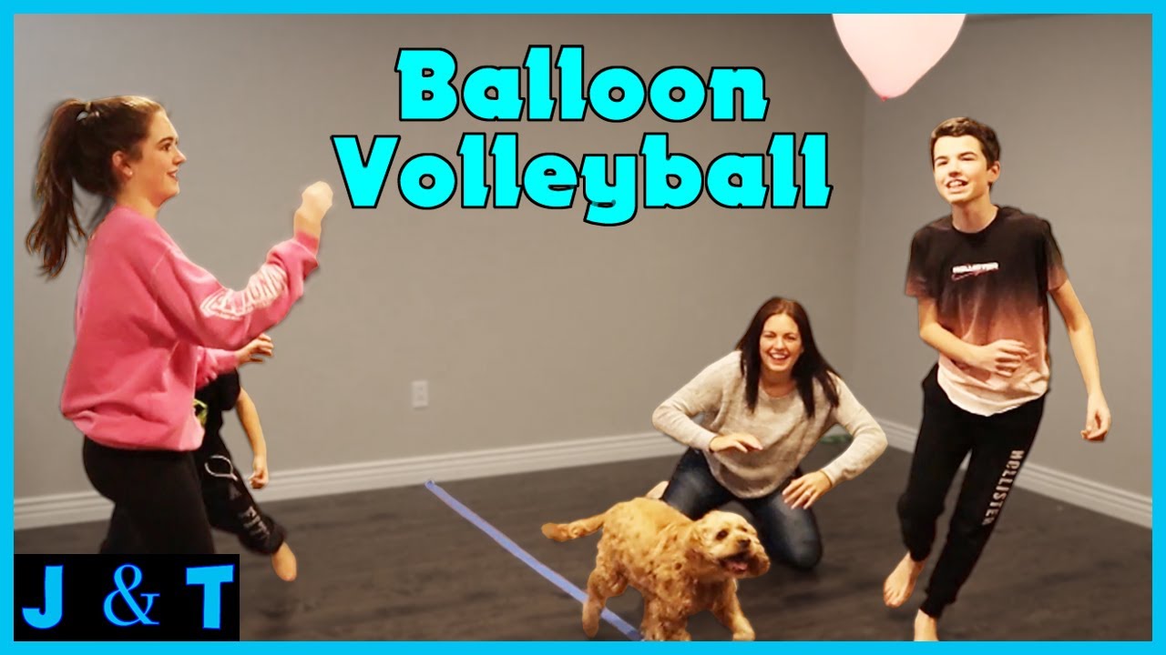 Balloon Volleyball Challenge I Jake and Ty