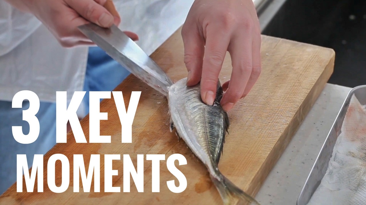 How to Fillet Horse Mackerel (Aji) PERFECTLY | 3 Key Knife Techniques