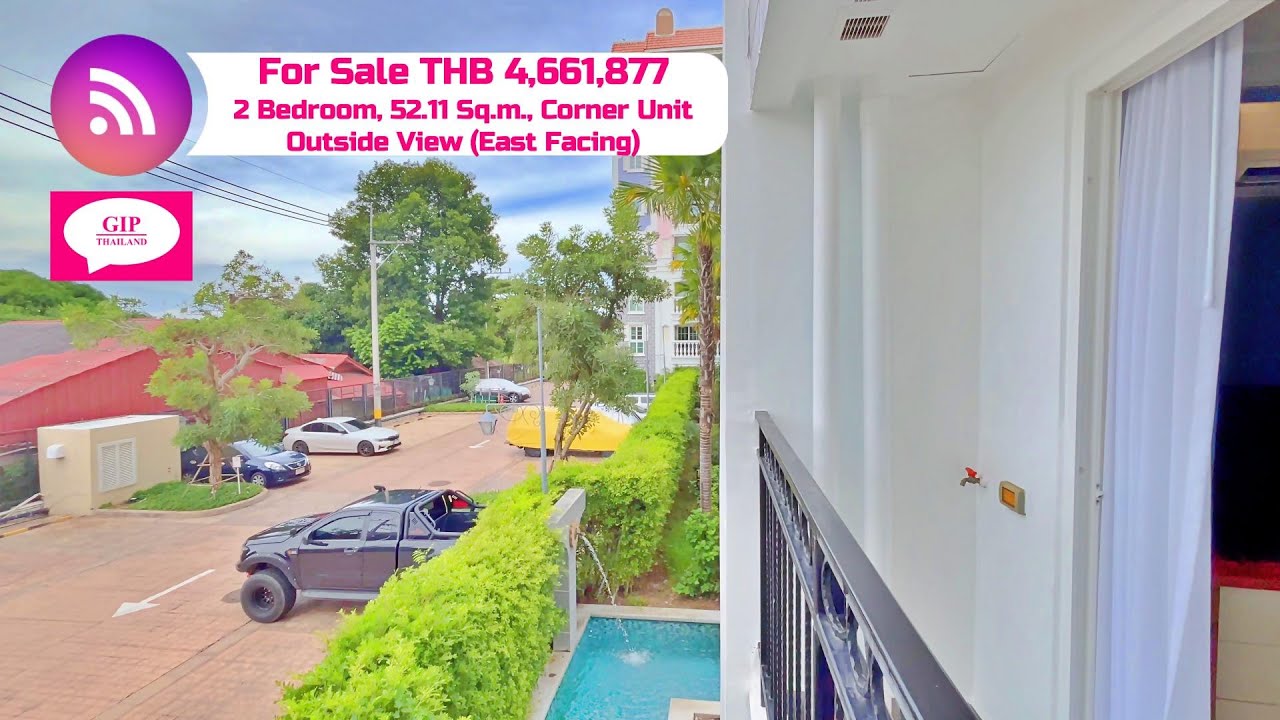 Seven Seas Côte d'Azur, Na Jomtien, Thailand, THB 4,661,877, 2 Bedroom, For Sale