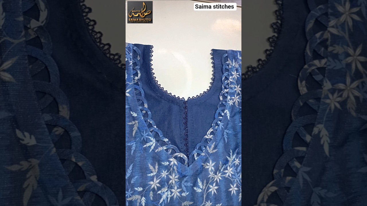 Neck Design Using Amazing Sewing Tips And Tricks #shorts #shortfeed #sewinghacks
