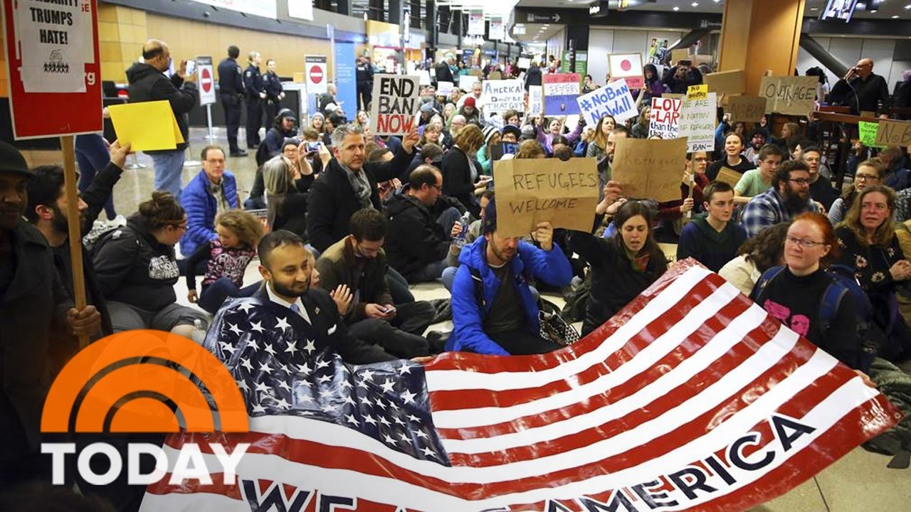 President Donald Trump’s Travel Ban Sparks Nationwide Protests | TODAY