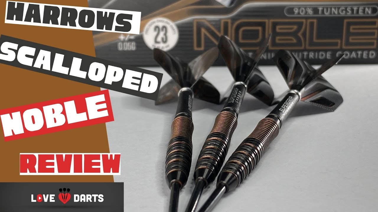 LoveDarts - Review - NOBLE - 23g - 90% Tungsten - New HARROWS 2021 Launch - in 1080HD