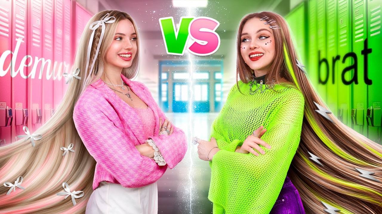 Automne Demure au Club Tin High ! Demure VS Méchante Brat