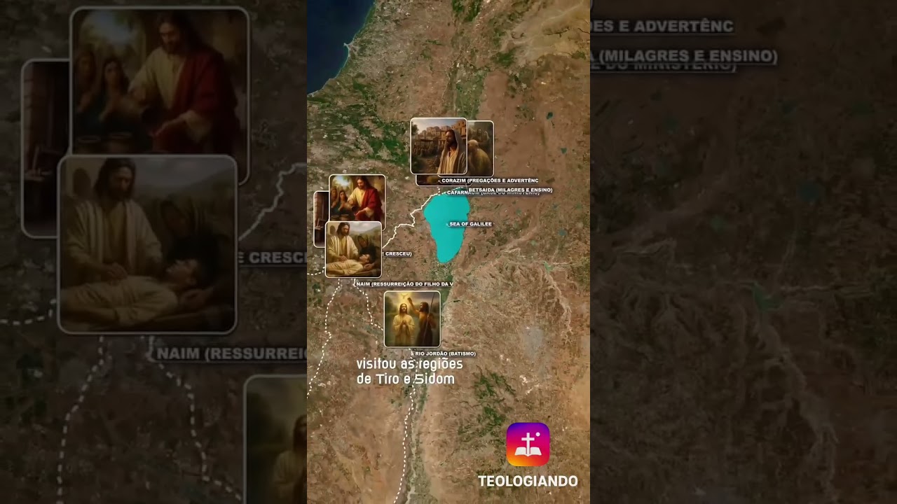 MAPA DE JESUS EM 1 MINUTO #jesus #mapa #jerusalem