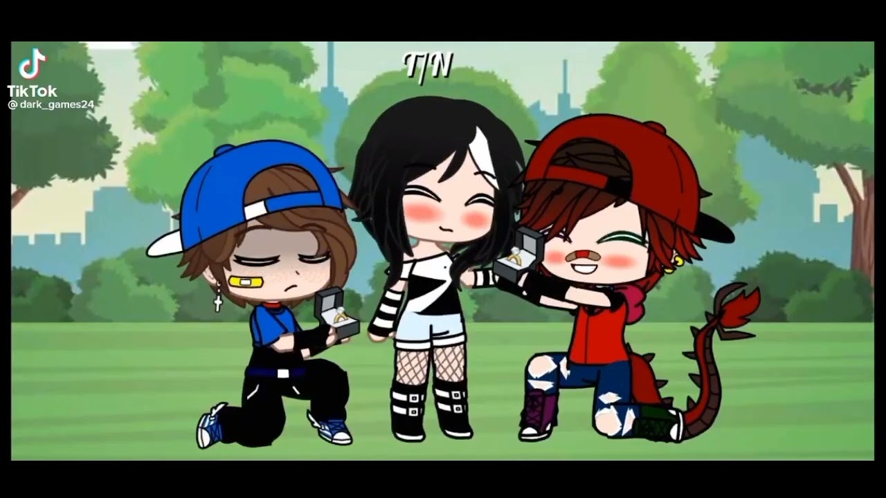 momentos con sparta y Raptor en gacha life y gacha clud Tik tok #1