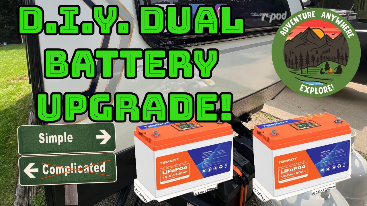 How to Install 200 Amp Hours of Lithium Batteries in your RV!