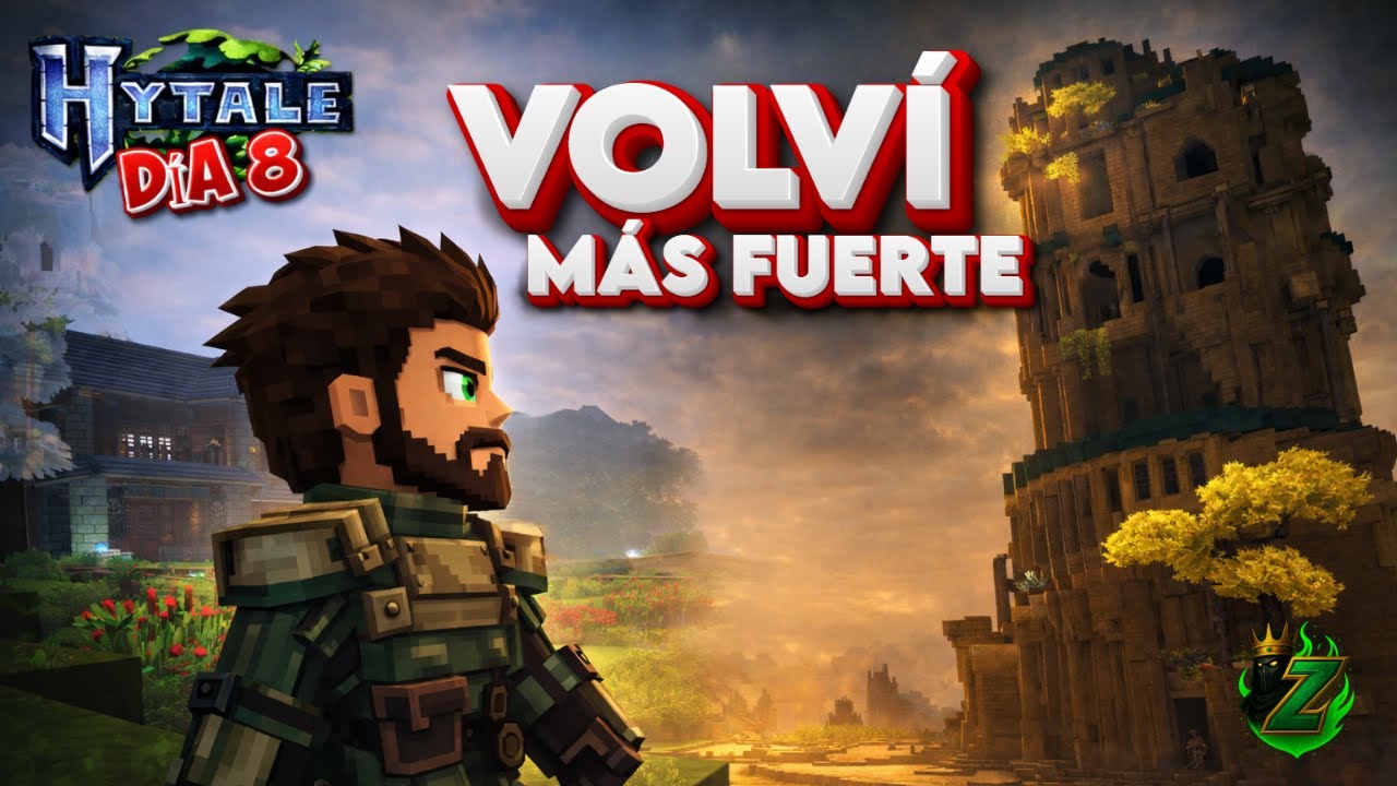 ‼️ VOLVÍ MÁS FUERTE ‼️| Día 8 NO MORIR en Hytale