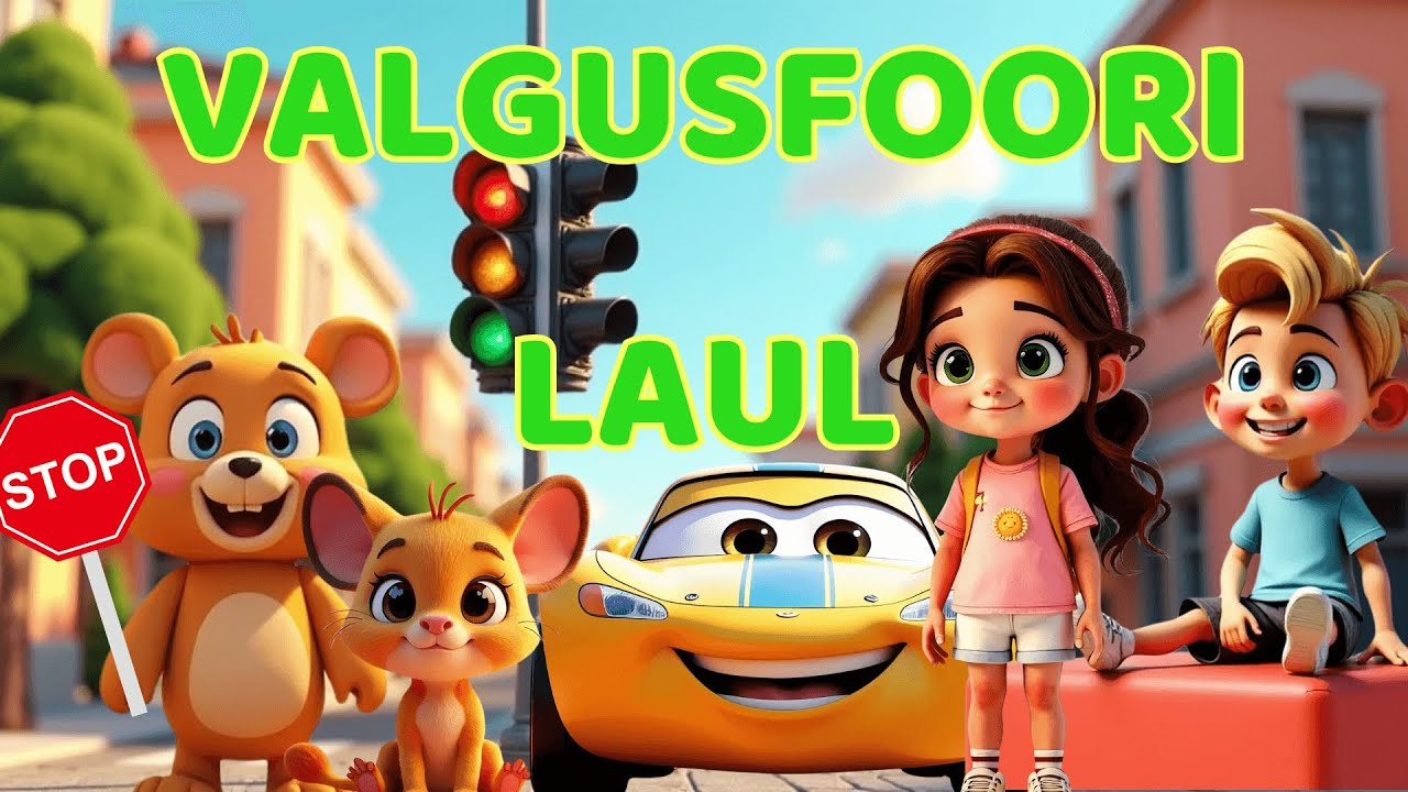 Valgusfoori laul lastele 🚦 eesti keeles  🇪🇪