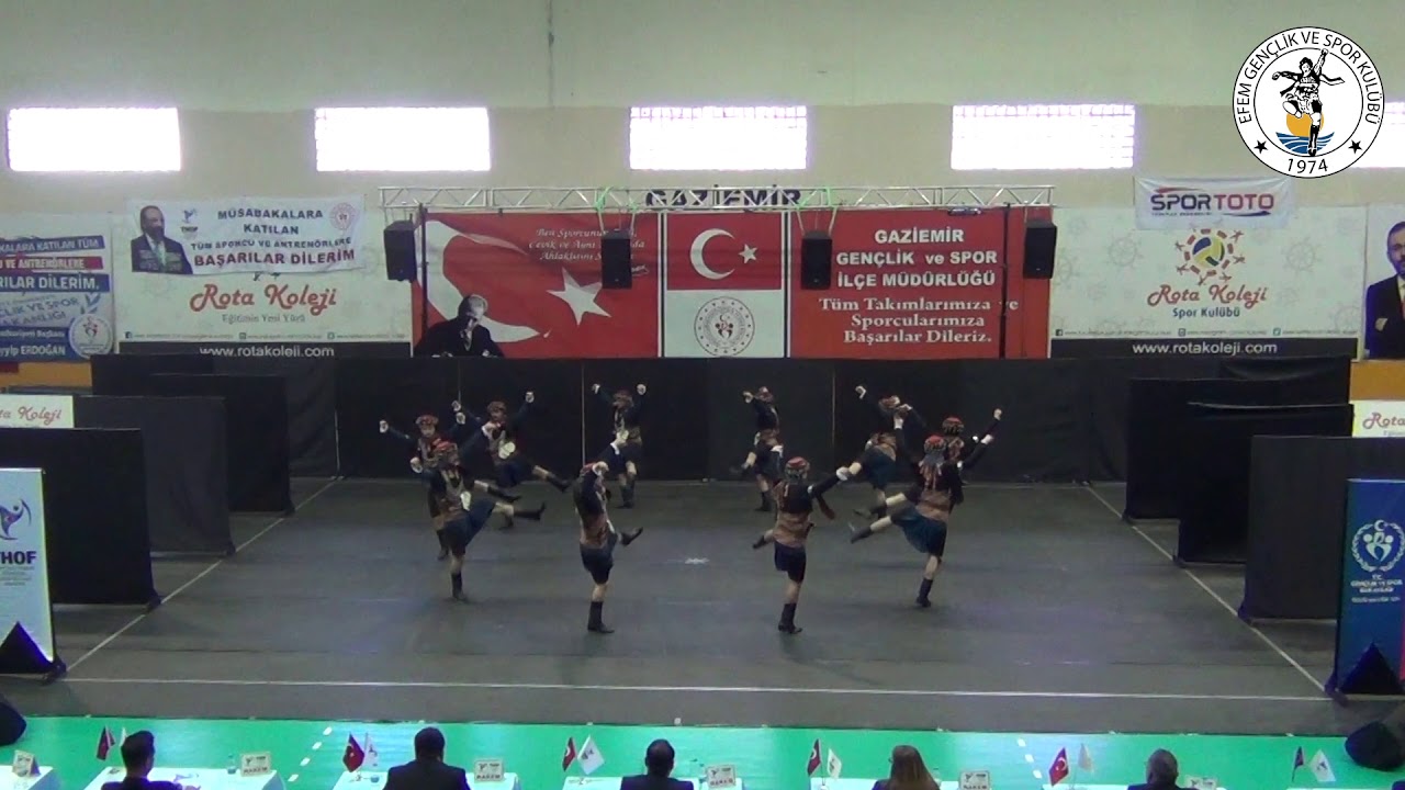 2019 THOF İzmir Grup Yarışması - Efem Gsk Geleneksel Düzenlemesiz Zeybek (Büyükler) HD