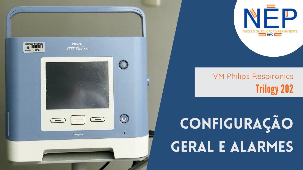 Philips Respironics Trilogy 202 Configurações