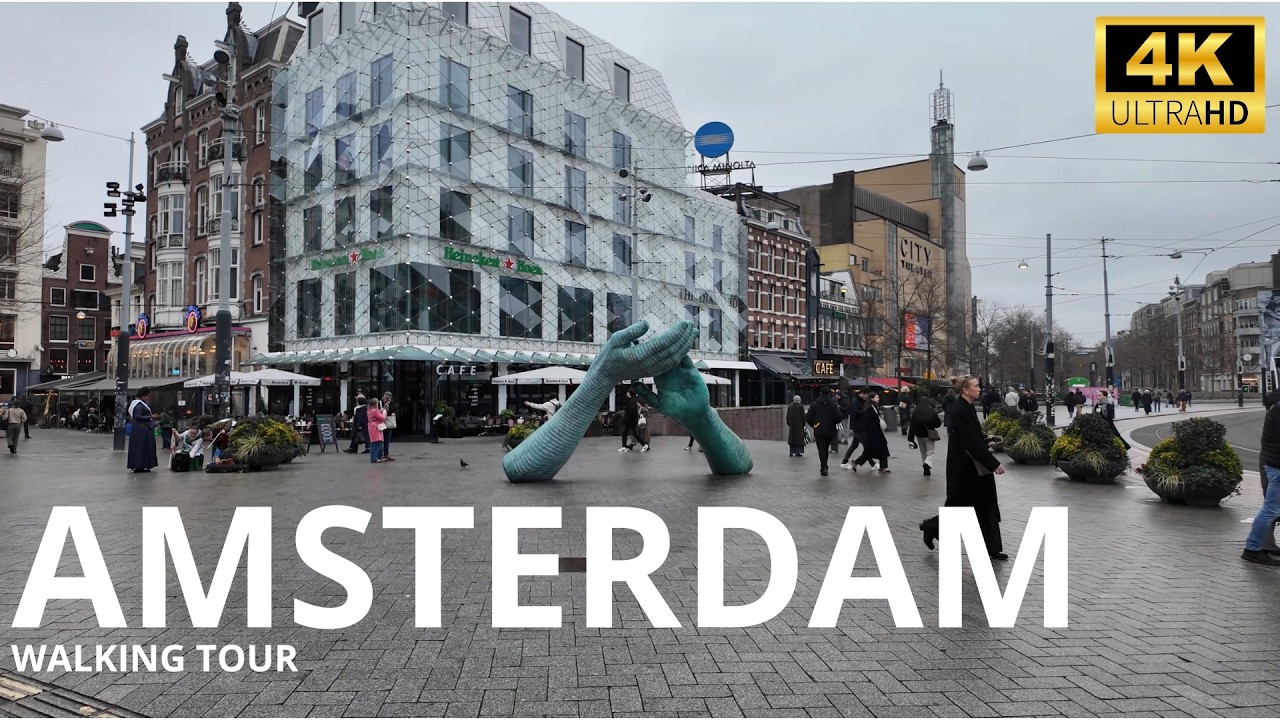 Busy Saturday in Amsterdam 🇳🇱 | 4K Walking Tour