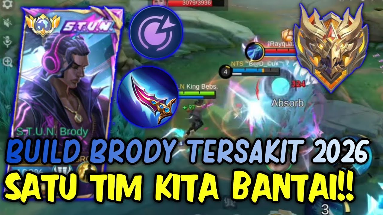 BUILD BRODY TERBARU 2026 YANG SANGAT COCOK DIMAINKAN DI SOLO RANK! BISA BUAT MM MANAPUN FEEDER