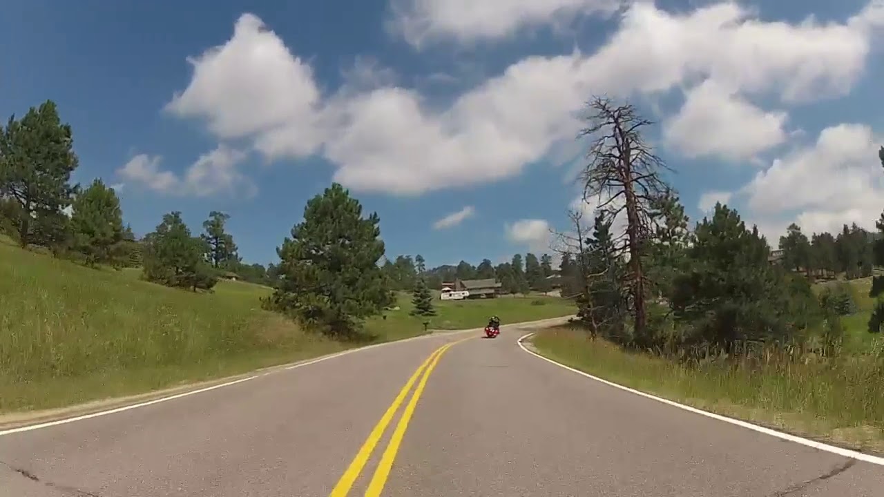 2001 V92C Victory a ride near Conifer Colorado Rocky Mountains