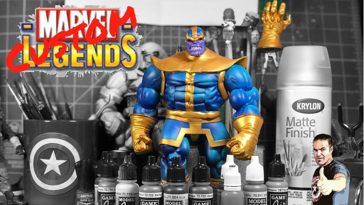 Thanos Custom Action Figure TUTORIAL⚡️⚡️⚡️